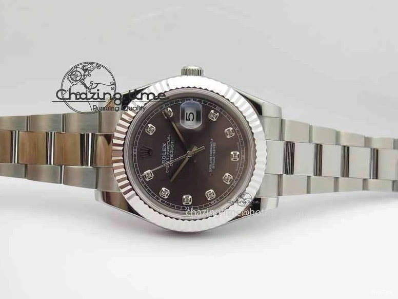 MiroTime 0505 Packable DateJust II 41mm SS BP Maker Best Edition Gray Dial Diam On SS Bracelet SA 3729